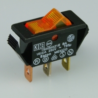 Rocker Switch - Amber