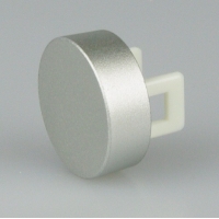 Button - Round - 18mm - Aluminium