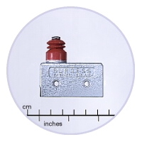 Saia-Burgess 4BR 10a metal-clad Microswitch with cowled plunger
