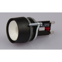 Switch Body - 25mm momentary - fast-connect terminals