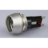 Latching Switch Body - 25mm - fast-connect terminals