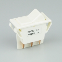 Rocker Switch - 2P Momentary - White