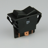 Rocker Switch - 2P Maintained - Blk/Blk