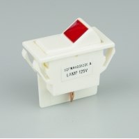 Rocker Switch - 110v - Red