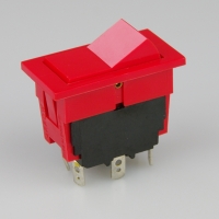 Rocker Switch - Red/Red