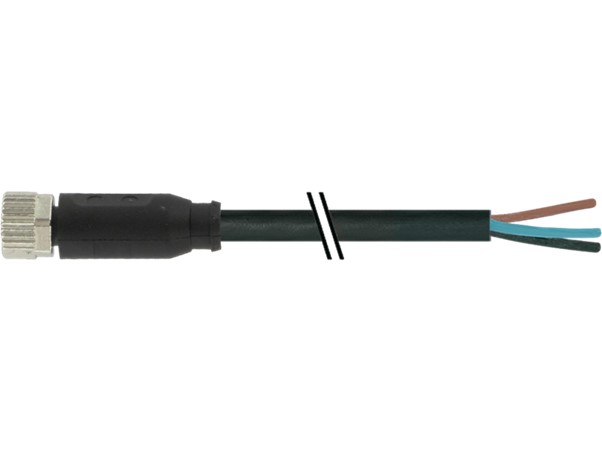 Baumer CAM8.A3-11230322 2m Cable with open-ended wires