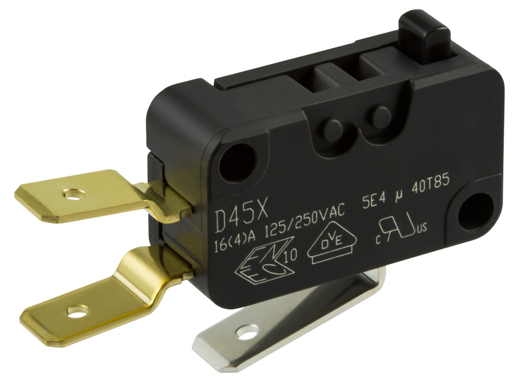 ZF D459-V3AA Microswitch - button actuator - 16a - quick-connect terminals