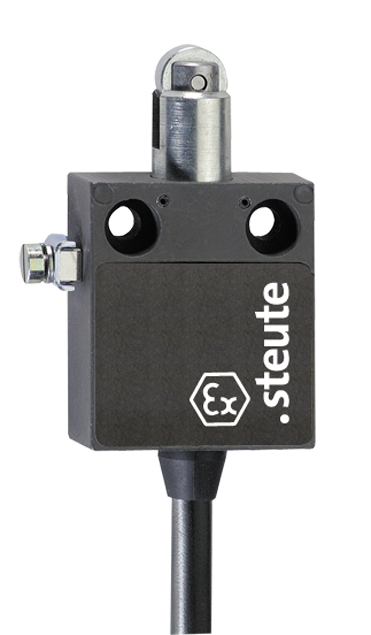 Steute Ex 12 R Ex Position Switch with roller plunger & 2m prewired cable