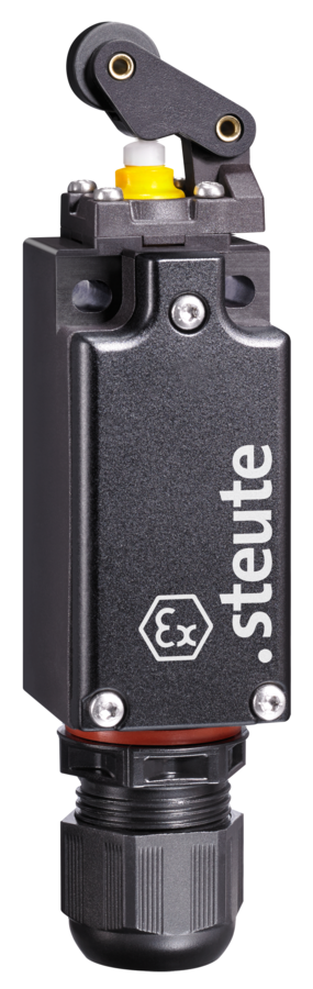 Steute Ex Position Switch with safety function - roller lever with collar WH