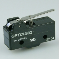 ZF GPTCLS02 Microswitch - 42mm lever - 15a - screw terminals