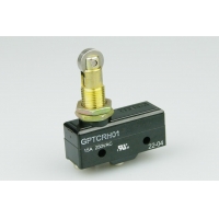 ZF GPTCRH01 Microswitch - inline roller button (with thread) - 15a - screw terminals