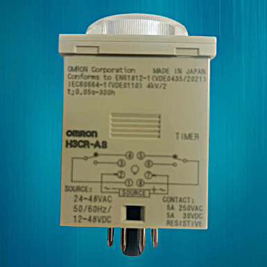 Omron H3CR-A8 DIN Rail Panel Mount Timer Relay 