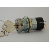 K2/3FBA-201 TOK1 key switch - double-pole, off-on maintained with W30 lock