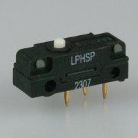 Saia-Burgess LPHSP-GP Microswitch with plain plunger & gold-plated contacts