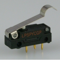 Saia-Burgess LPSPYC-GP low profile series Microswitch with integral lever