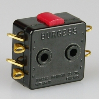 Saia-Burgess M1-UL 10a Microswitch with plain plunger and synchronous switching 