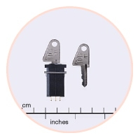 Key Switch - 2 position on-on maintained