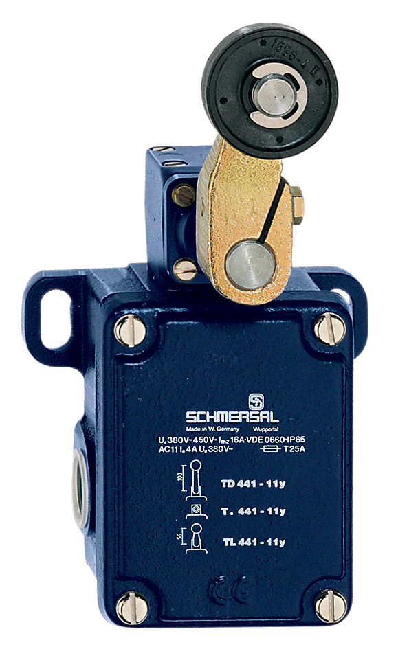 Schmersal ML 441-11Y-M20 Position Switch with nylon roller actuator   