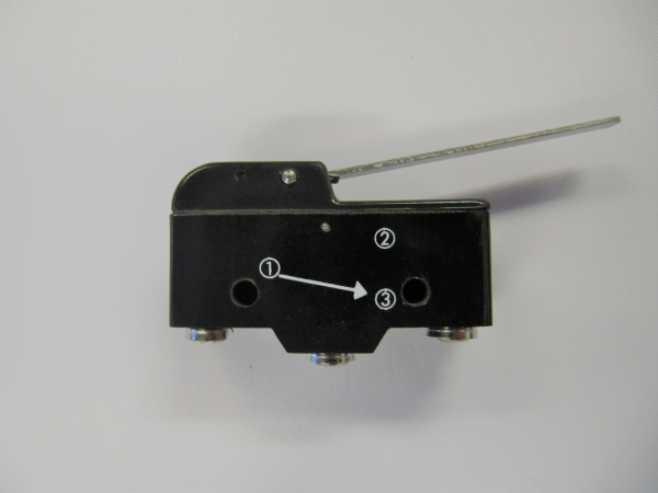 Essen MTCL-25R 15a Microswitch with reverse lever actuator