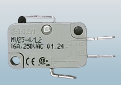 Essen MV25-4L2 16A miniature Microswitch with plain lever actuator