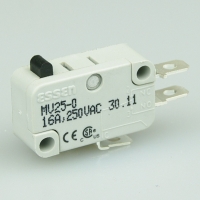 OBSOLETE Saia XGC3-88 10A miniature Microswitch with plain plunger & solder terminals