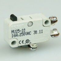 OBSOLETE Saia-Burgess V37 16a Microswitch with plain plunger actuator