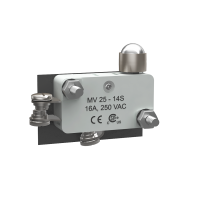 Essen MV25-14S 16a Microswitch with ball actuator 