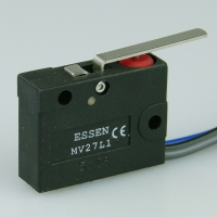 Essen MV27L1 pre-wired Microswitch with lever actuator