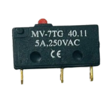 Essen MV7TG 5A subminiature Microswitch with plain plunger