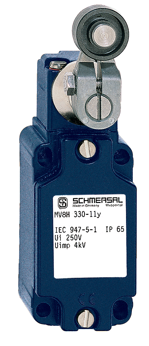 Schmersal MV8H 330-11Y-A-M20 Position Switch with short roller lever actuator