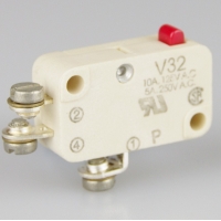 OBSOLETE Saia-Burgess V32-UL 5a C/O Microswitch with plain plunger