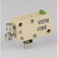 OBSOLETE Saia-Burgess V3FN high temperature Microswitch with platinum contacts & plain plunger