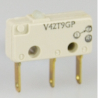 Saia-Burgess V42T9-GP subminiature Microswitch with gp contacts & bar actuator