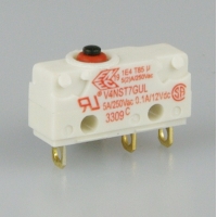 Saia-Burgess V4NST7G-UL 5a Microswitch with plain plunger 
