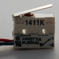 Saia-Burgess V4NSY1-UL 5a prewired Microswitch with 18mm lever 