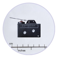 Saia-Burgess V9NL 10a Microswitch with 44.5mm plain lever 