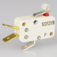 OBSOLETE Saia-Burgess VCF2YR Microswitch with 12mm roller lever 