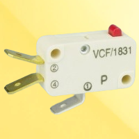 OBSOLETE Saia-Burgess VCF/1831 10a Microswitch with plain plunger