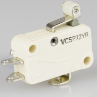 Saia-Burgess VCSP72YR Microswitch with short roller lever