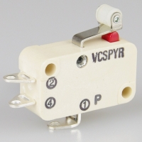 Saia-Burgess VCSPYR Microswitch with 13mm long roller lever
