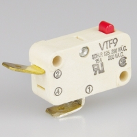 Saia-Burgess VTF9 15a miniature Microswitch with plain plunger