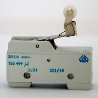 Saia X01-T4 20a Microswitch with 1-way 40mm roller lever