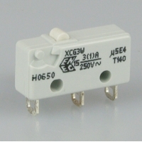 Saia XCG3W-Z1 5A high-temperature (140 deg C) Microswitch with plain plunger