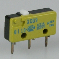 OBSOLETE Saia XCG9 5A Microswitch with plain plunger & PCB terminals