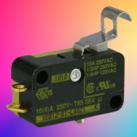 Saia XGB12-81-L40-Z1 10A Microswitch with cam follower lever 