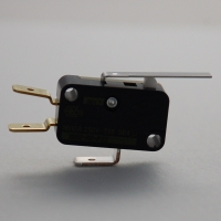 Microswitch - 28mm plain lever - 15a - solder terminals