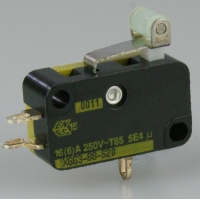 OBSOLETE Saia XGG3-88-S20 15A Microswitch with 12.8mm roller lever &  solder terminals