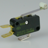 Saia XGK2-88-S21 12A Microswitch with 28mm roller lever & faston terminals