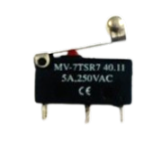 Essen MV7TSR7 5a Microswitch with solder terminals & roller lever