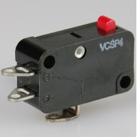 Saia-Burgess VCSP4 5a Microswitch with plain plunger